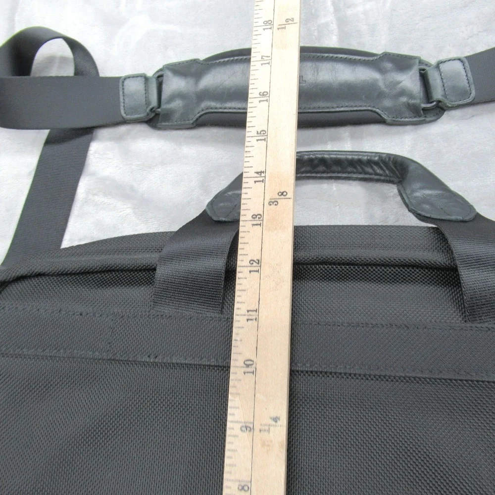 Tumi T-Pass Black Laptop Briefcase Messenger Checkpoint‎ Friendly 26145dh READ
